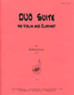Duo Suite for Violin and Clarinet Mixed Duet cover
